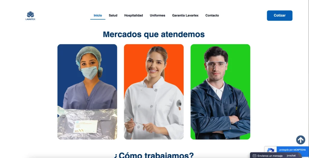 proyecto web lavartex