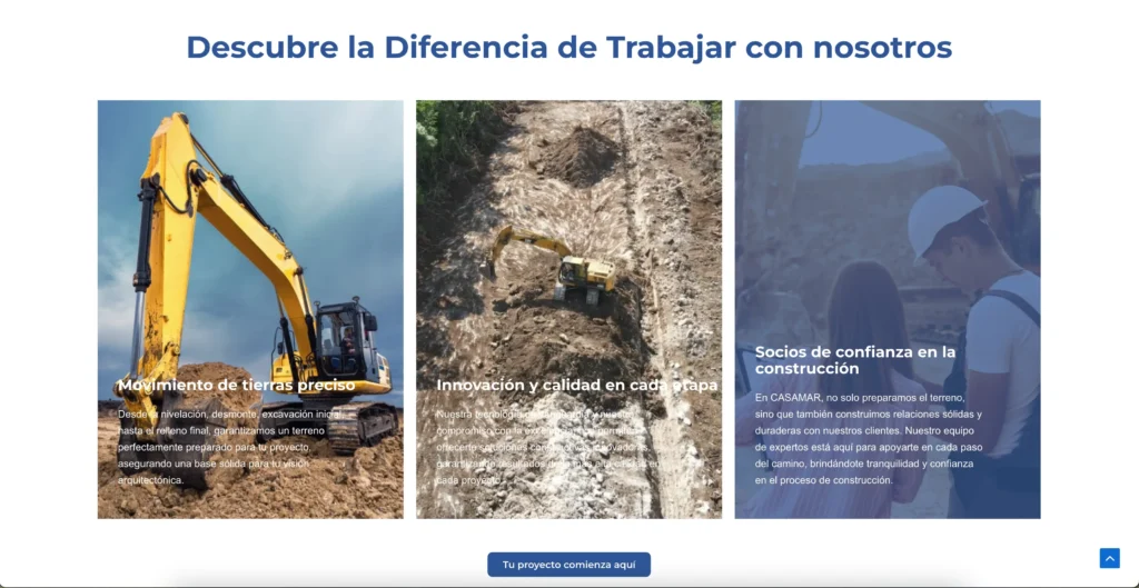 proyecto web casamar