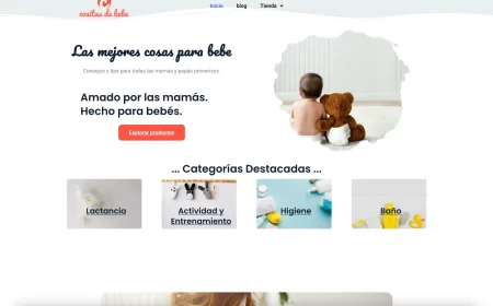 proyecto web cosita de bebe
