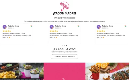 proyecto web tacotomia