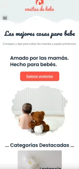 proyecto web cosita de bebe