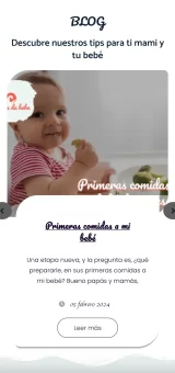 proyecto web cosita de bebe