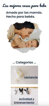 proyecto web cosita de bebe